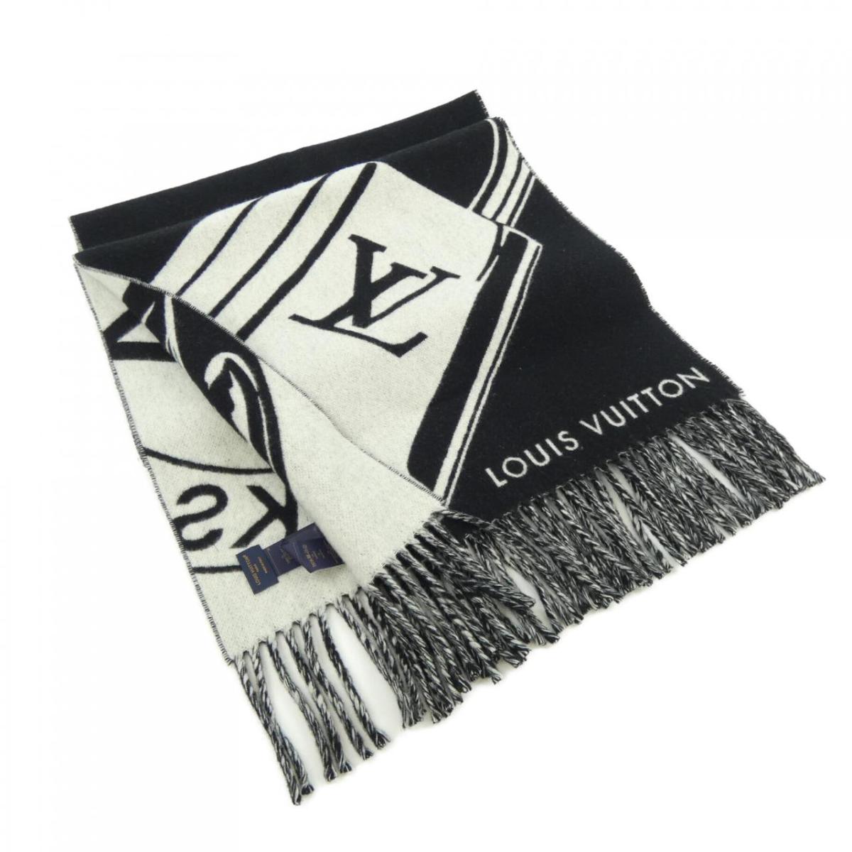 ルイヴィトン LOUIS VUITTON えり巻き･ロックアンドキーズ M92855 MUFFLER【中古】