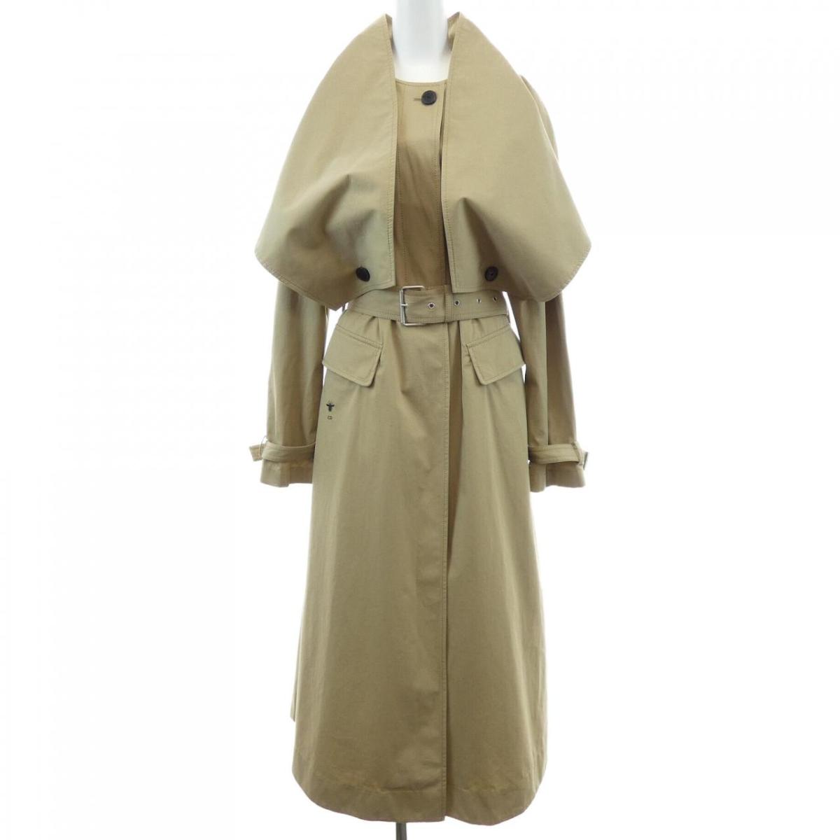 ディオール CHRISTIAN DIOR 357M38A3332 厚地の外套【中古】