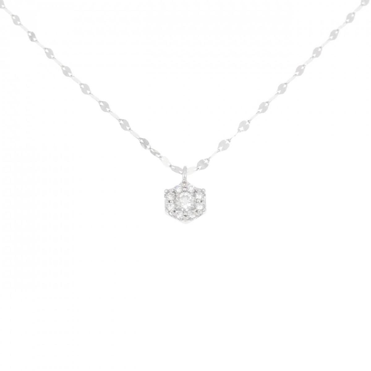 PT900/PT850 ダイヤモンド ネックレス 0.14CT【中古】｜KOMEHYO ONLINESTORE 店