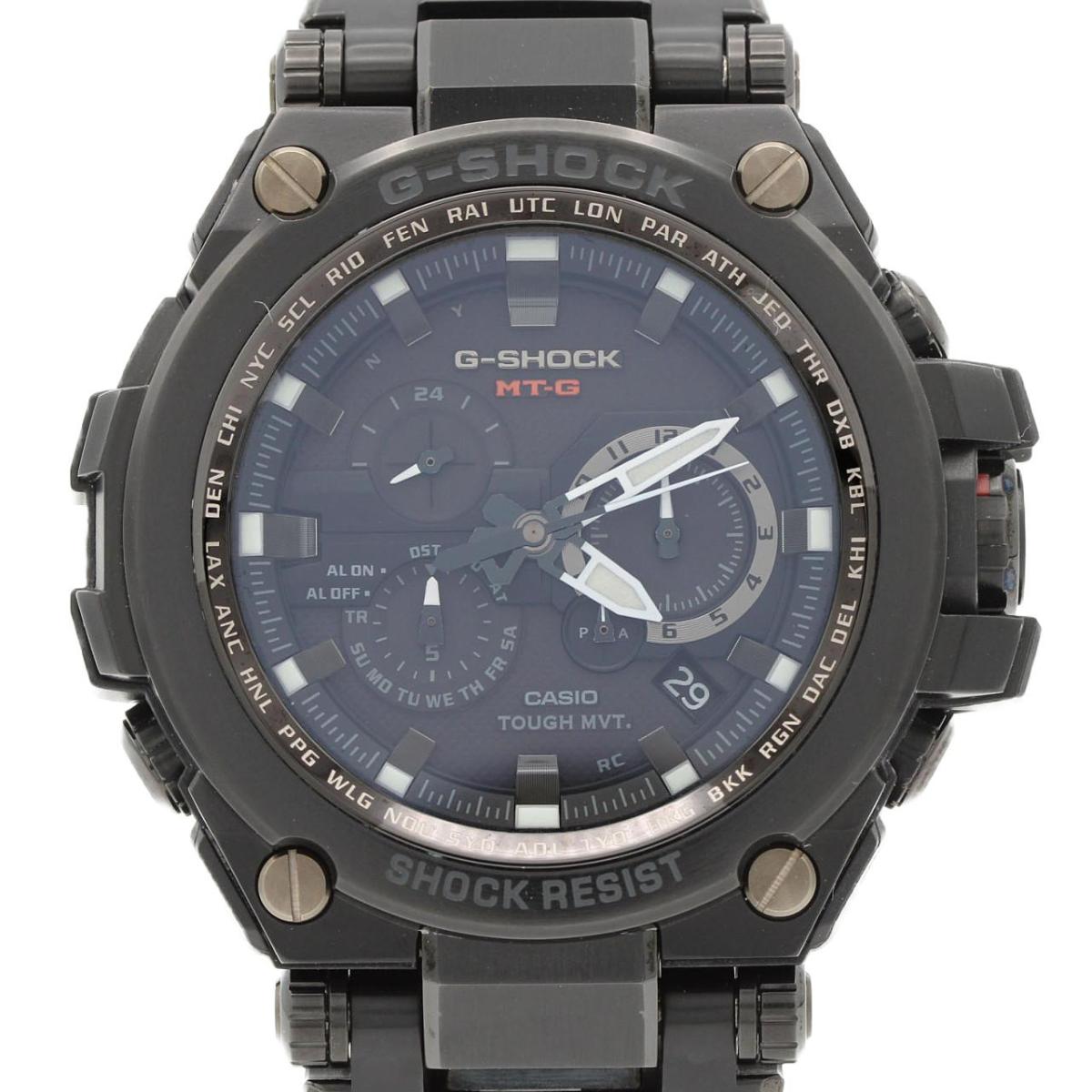カシオ G-SHOCK･MT-G MTG-S1000BD-1AJF 余分の物 ソーラークォーツ【中古】