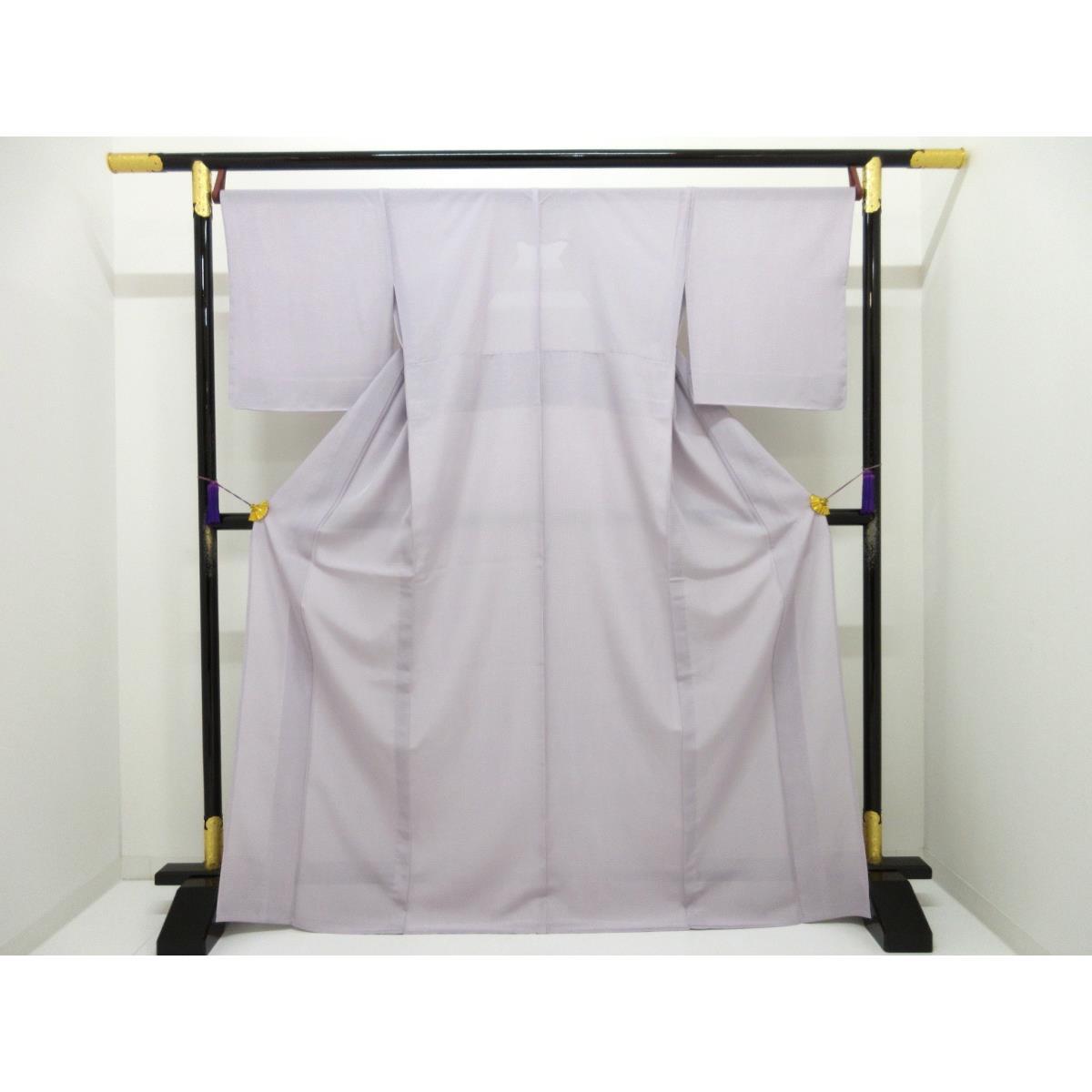 【未当て嵌める品】単衣 絽織日本の首都小紋 万筋【中古】