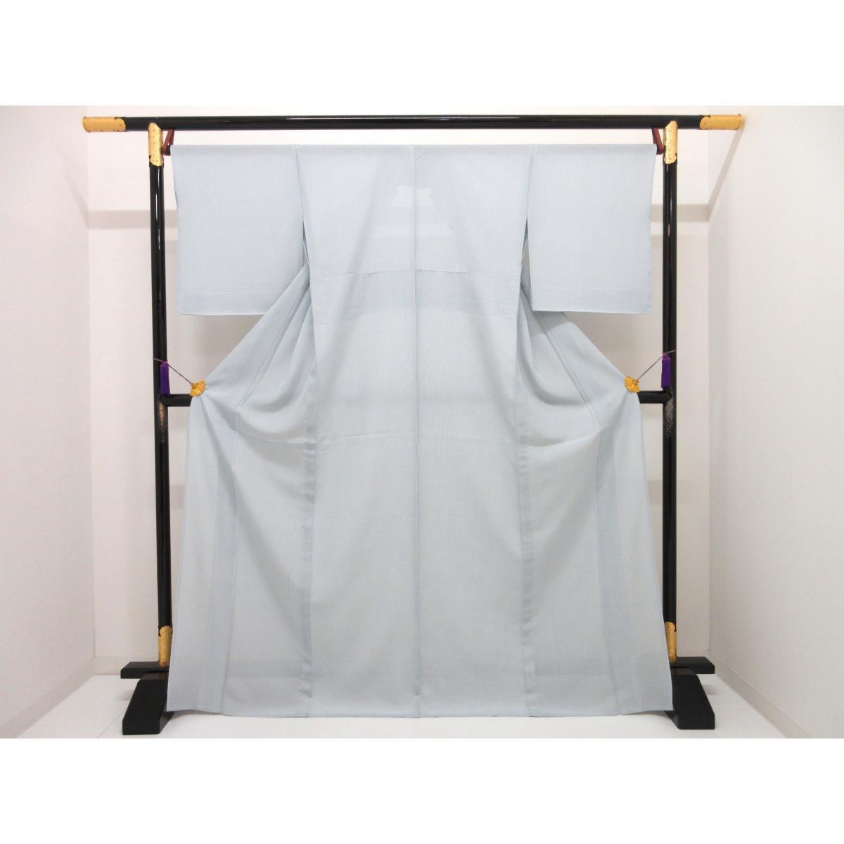 【未当て嵌める品】単衣 絽織日本の首都小紋 万筋【中古】