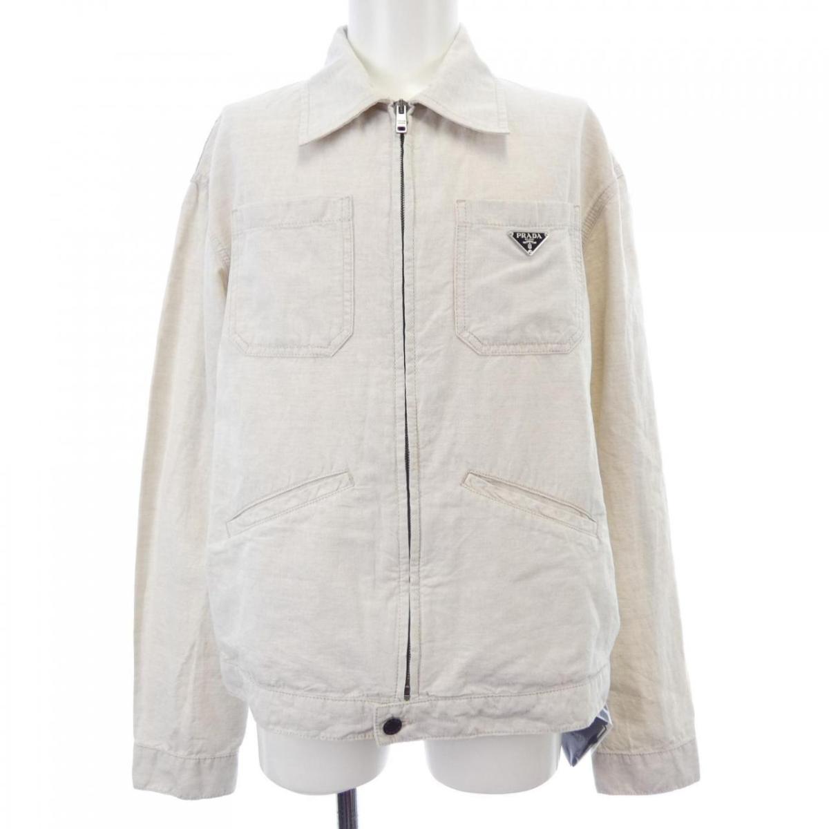 プラダ PRADA トライアングルロゴ GEB255 SOOO 14J2 ジャケット【中古】|KOMEHYO ONLINESTORE 店