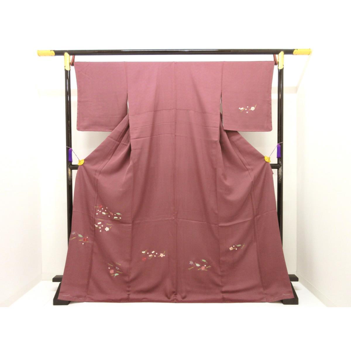【未使用品】訪問着 刺繍加工 身幅2L寸【中古】|KOMEHYO ONLINESTORE 店