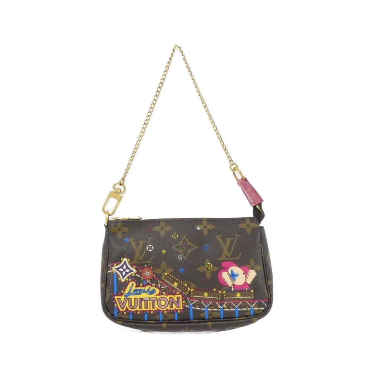 ルイヴィトン モノグラム(祝い日) ミニ ポシェット アクセソワール M69752 付属物合切袋【中古】