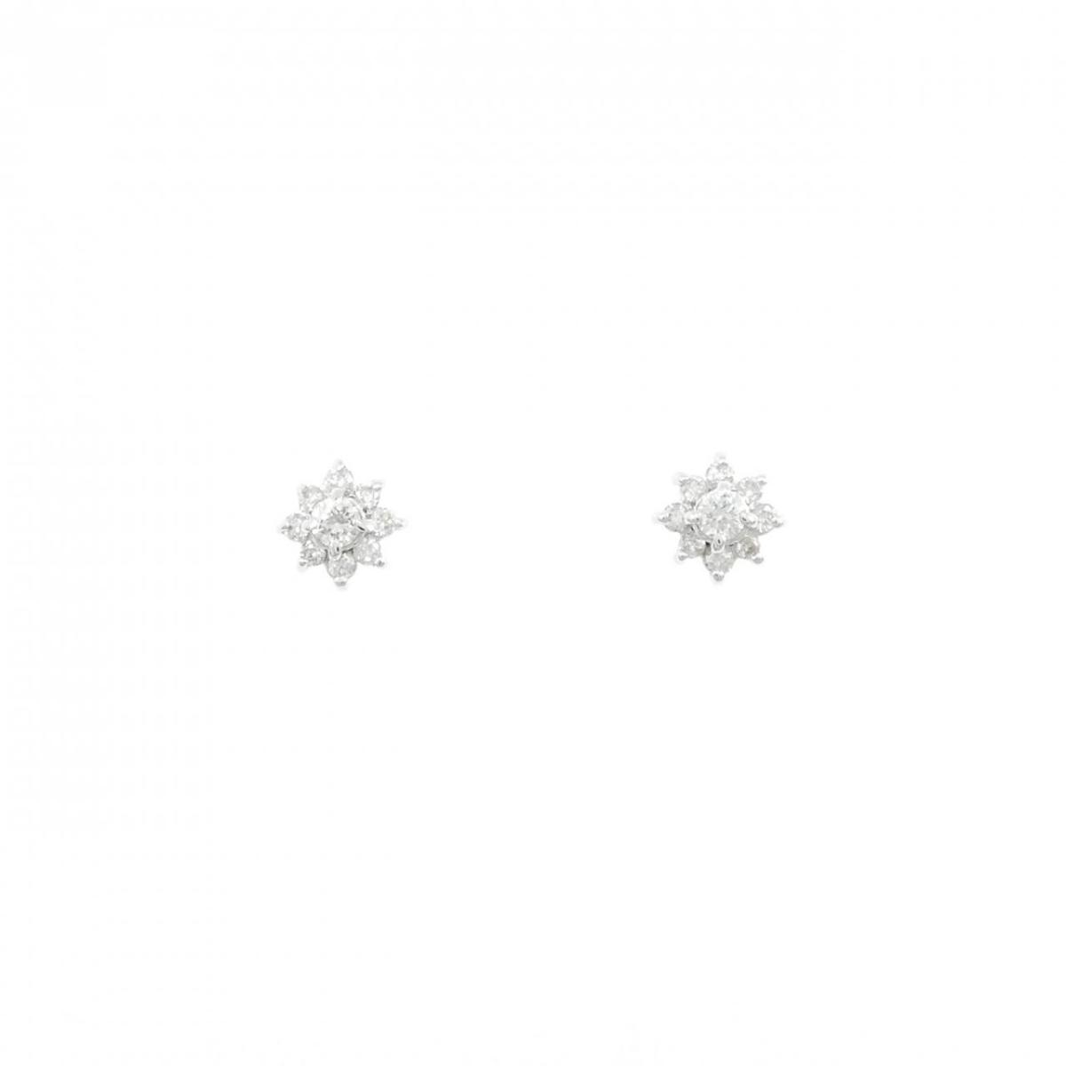K14WG ダイヤモンド ピアス 0.14CT【中古】｜KOMEHYO ONLINESTORE 店