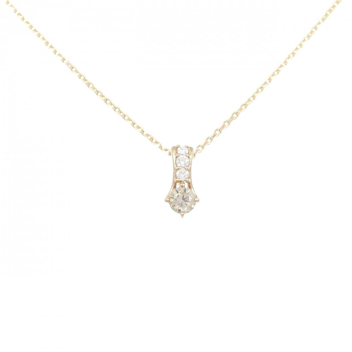 K18PG ダイヤモンド ネックレス 0.30CT【中古】|KOMEHYO ONLINESTORE 店