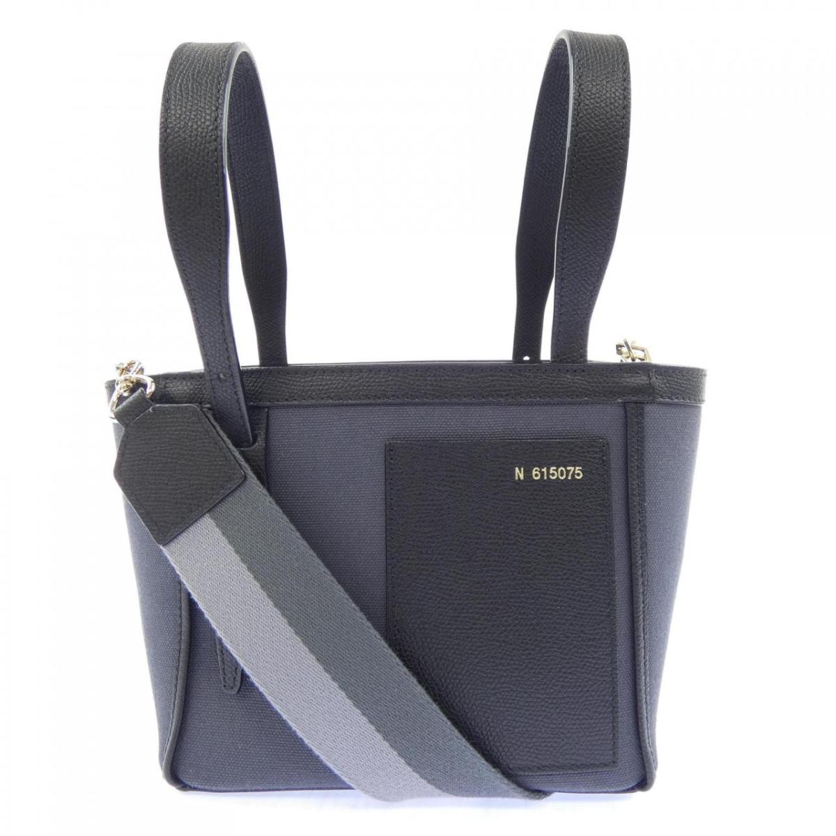 ヴァレクストラ VALEXTRA 井戸釣瓶御徒面子 WBSF0086733TOC99 BAG【中古】