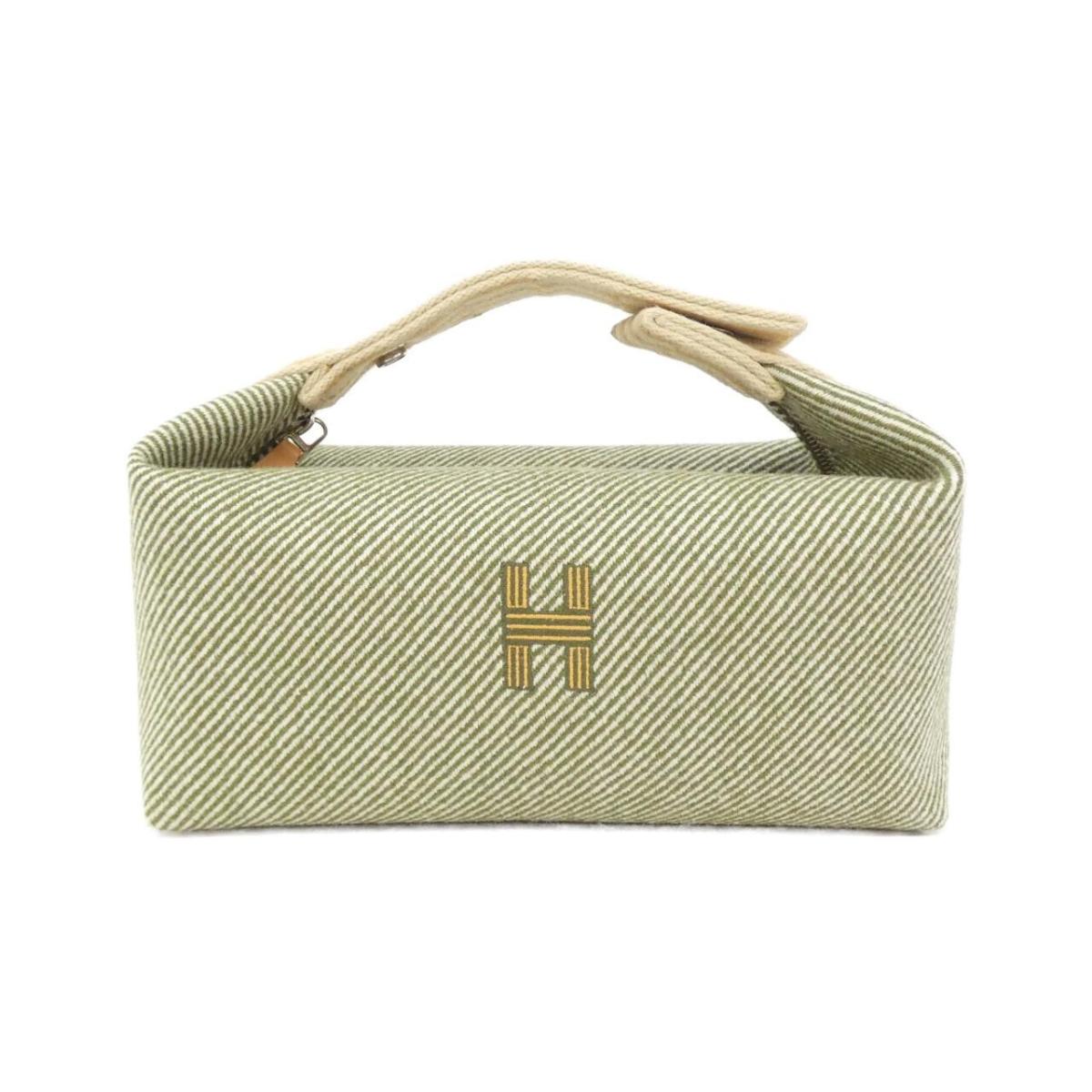 エルメス H NATTE ブリッド ア 黒いこと PM 103640M 合切袋【中古】