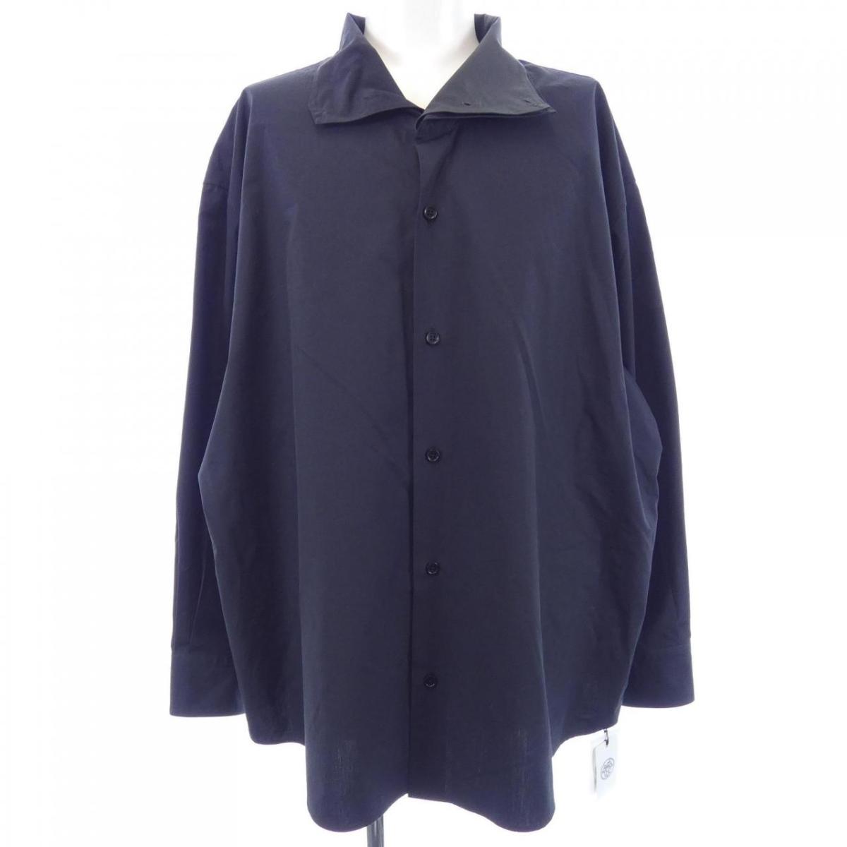 エルメス HERMES ボクシーカットダブルハイカラーシャツ 466400H2 プルオーバー【中古】