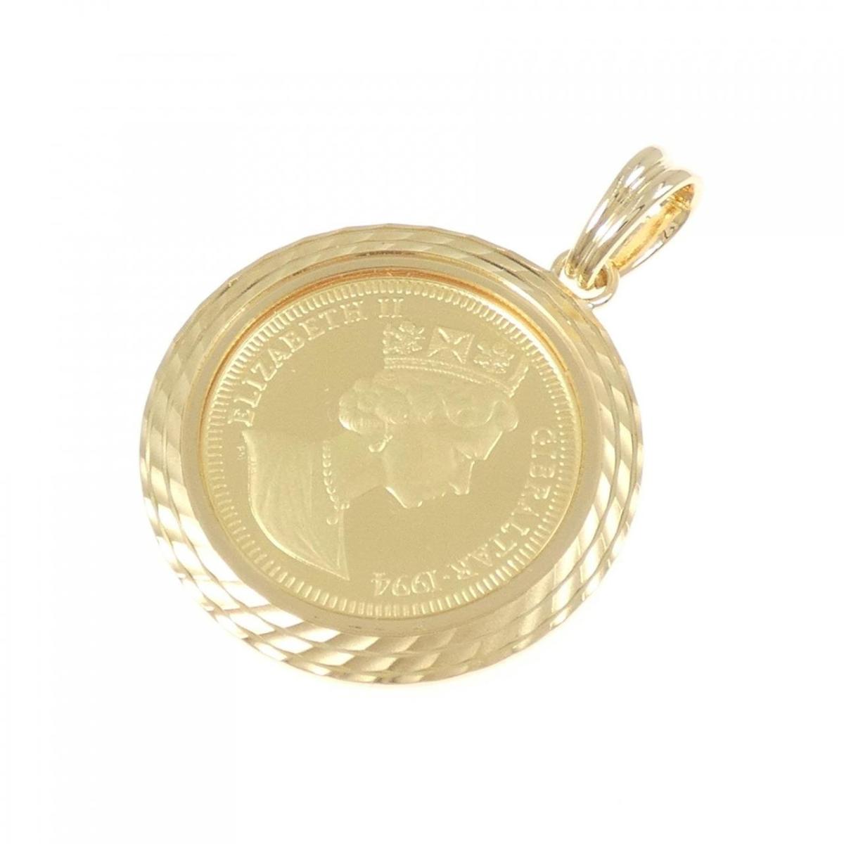 K18YG(枠) コイン ペンダント【中古】｜KOMEHYO ONLINESTORE 店 225,270円
