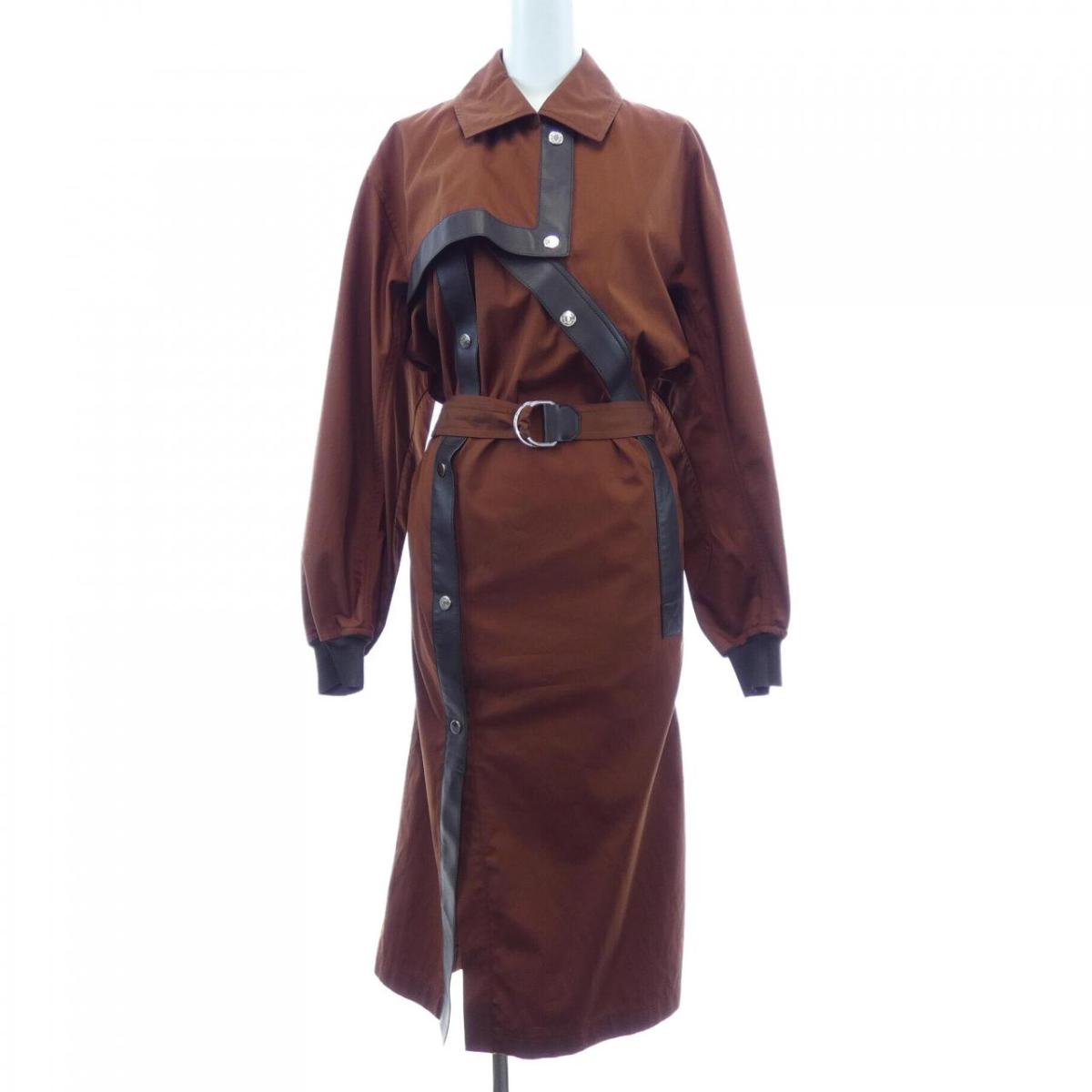 エルメス HERMES 非対称 5E0146DE 厚地の外套【中古】