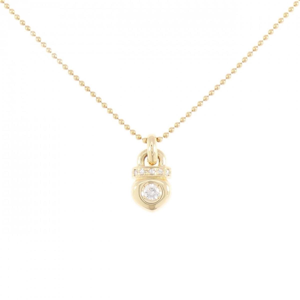 750YG/K18YG ダイヤモンド ネックレス 0.15CT【中古】｜KOMEHYO ONLINESTORE 店