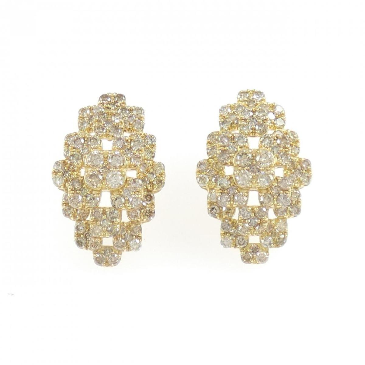K18YG ダイヤモンド ピアス 2.00CT【中古】｜KOMEHYO ONLINESTORE 店