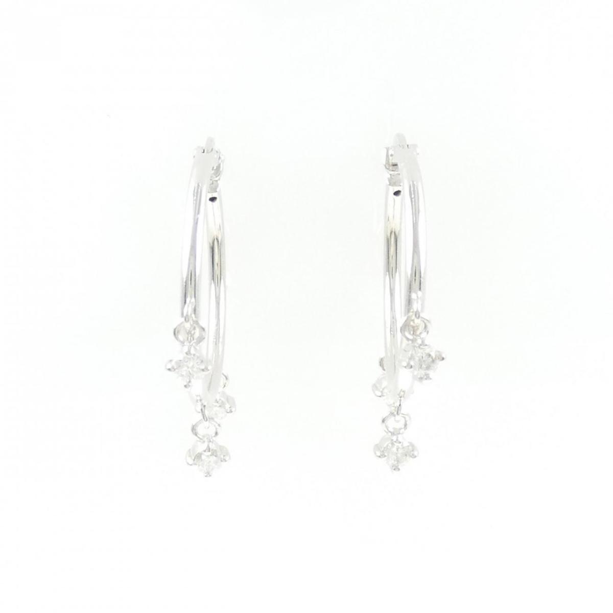 K18WG ダイヤモンド ピアス 0.30CT【中古】｜KOMEHYO ONLINESTORE 店 71,830円