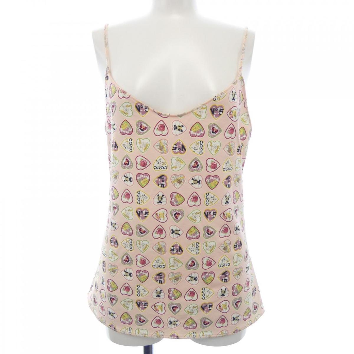 【ヴィンテージ】シャネル CHANEL VALENTINE HEART-PRINT P28222V18271 06P キャミソール【中古】
