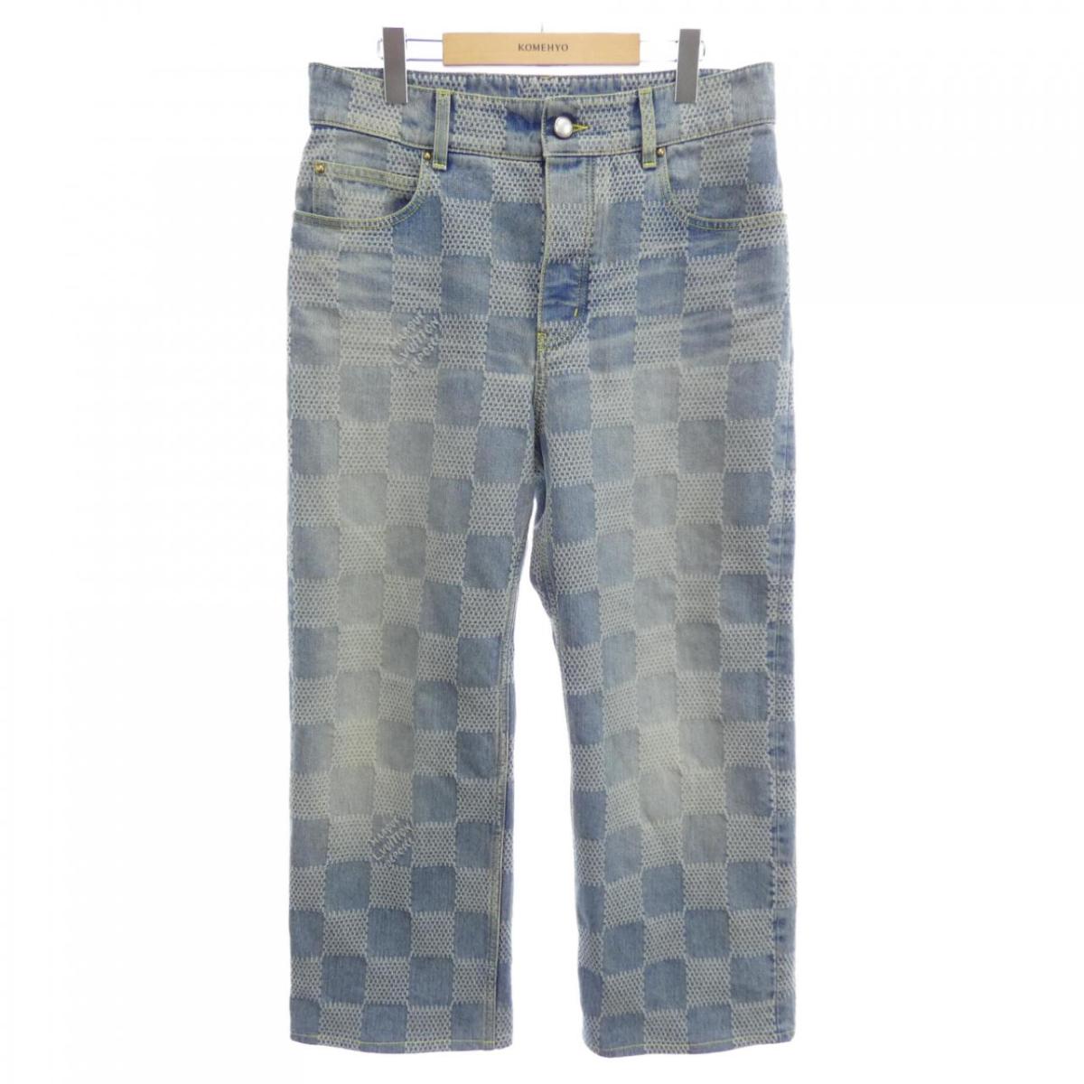 ルイヴィトン LOUIS VUITTON ダミエデニムスケートパンツ HRD48WGRT ジーンズ【中古】|KOMEHYO ONLINESTORE 店