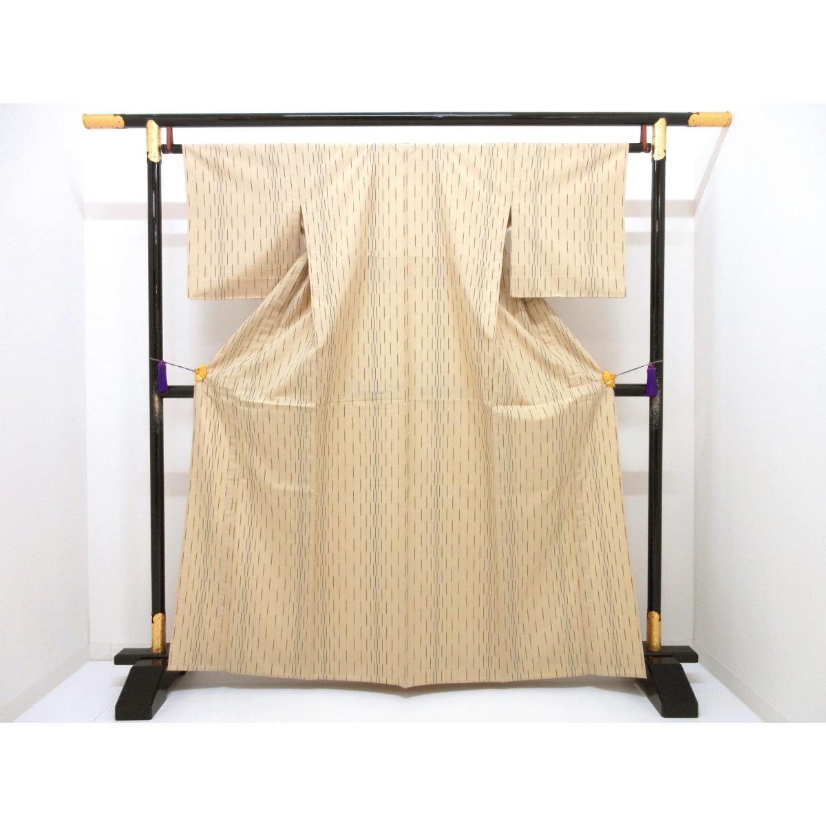 単衣 紬織【中古】
