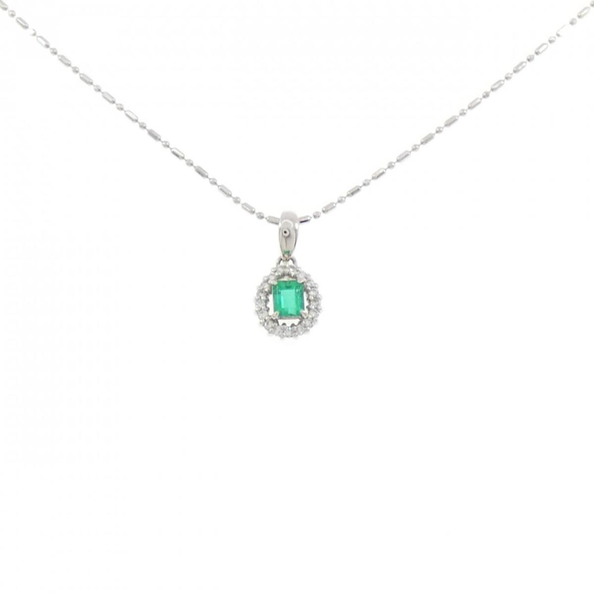 PT900/PT850 エメラルド ネックレス 0.30CT【中古】｜KOMEHYO ONLINESTORE 店