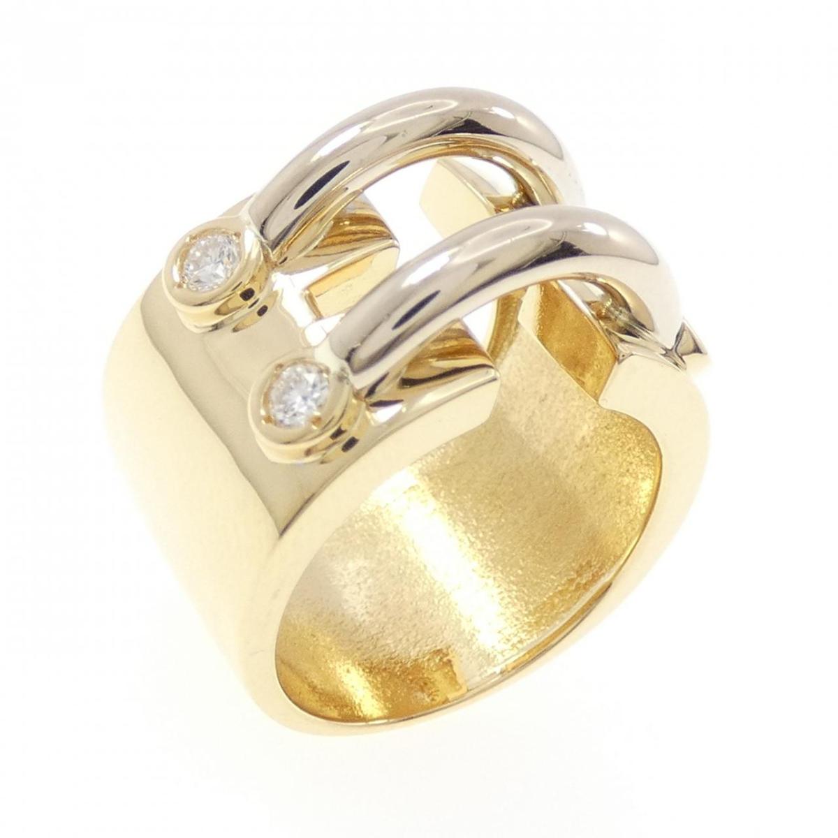 K18YG/K18WG ダイヤモンド リング 0.23CT【中古】｜KOMEHYO ONLINESTORE 店