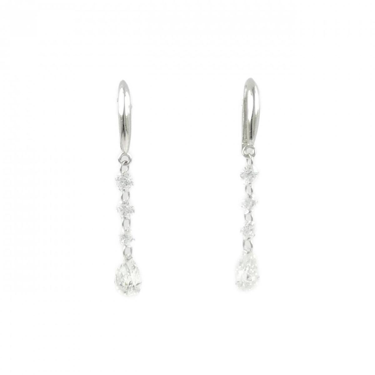 PT900 ダイヤモンド ピアス 1.00CT【中古】｜KOMEHYO ONLINESTORE 店