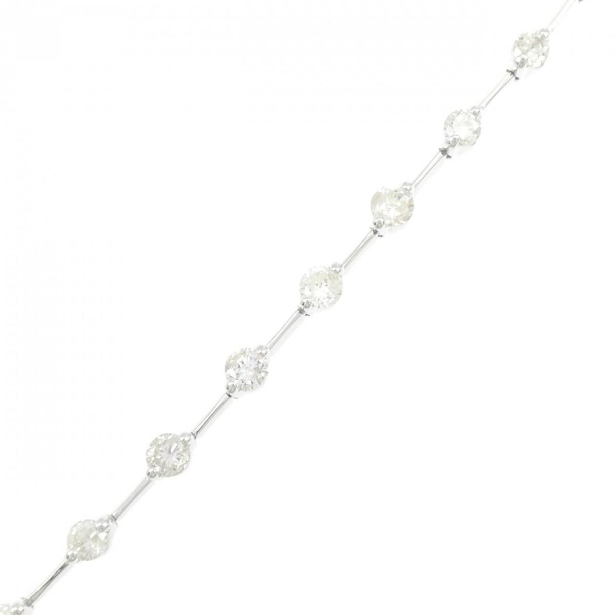 K18WG ダイヤモンド ブレスレット 3.00CT【中古】｜KOMEHYO ONLINESTORE 店
