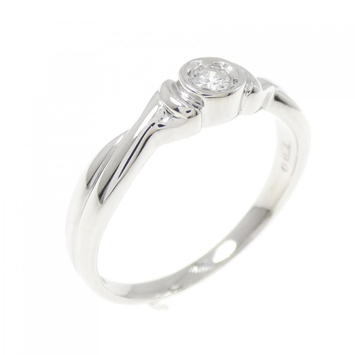 PT850 ダイヤモンド リング 0.04CT【中古】｜KOMEHYO ONLINESTORE 店