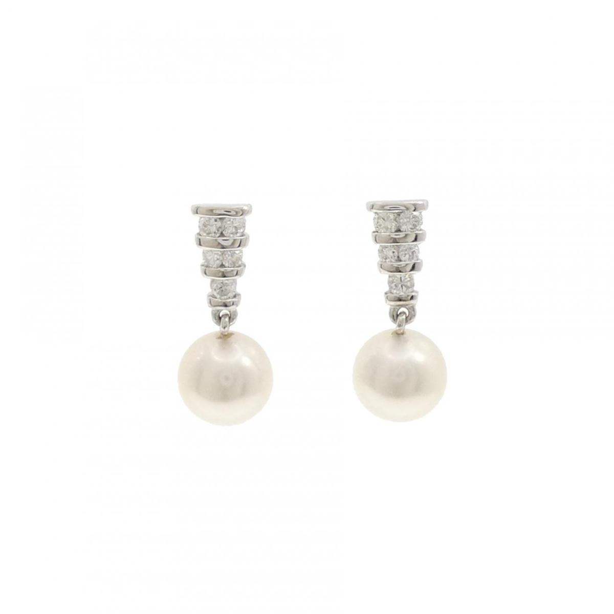 K18WG アコヤパール ピアス 8.4mm【中古】|KOMEHYO ONLINESTORE 店