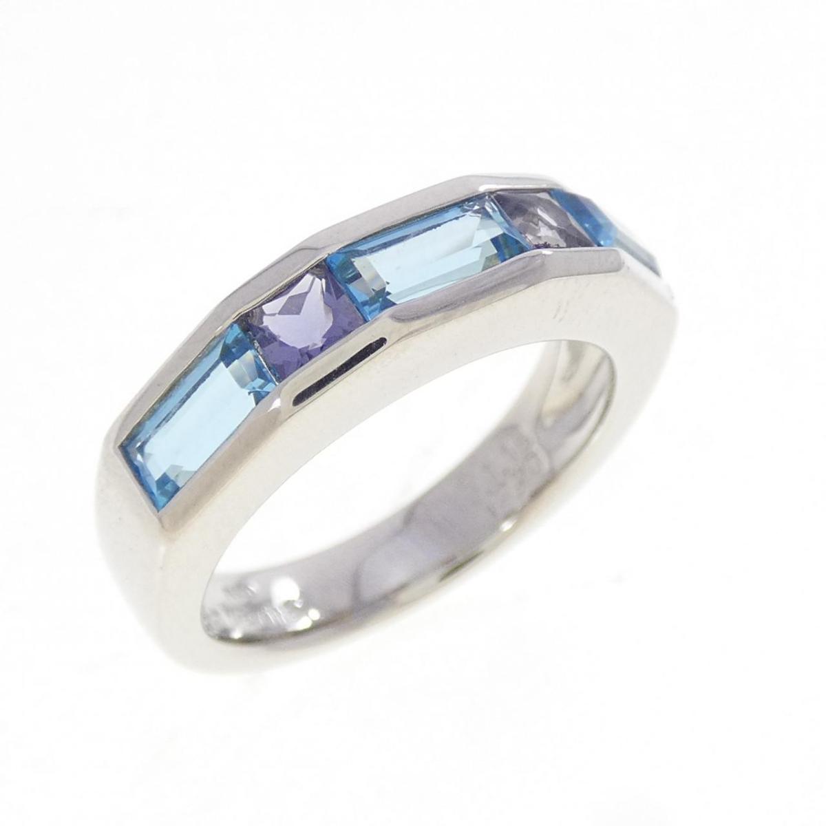 PT900 ブルートパーズ リング 1.15CT【中古】|KOMEHYO ONLINESTORE 店