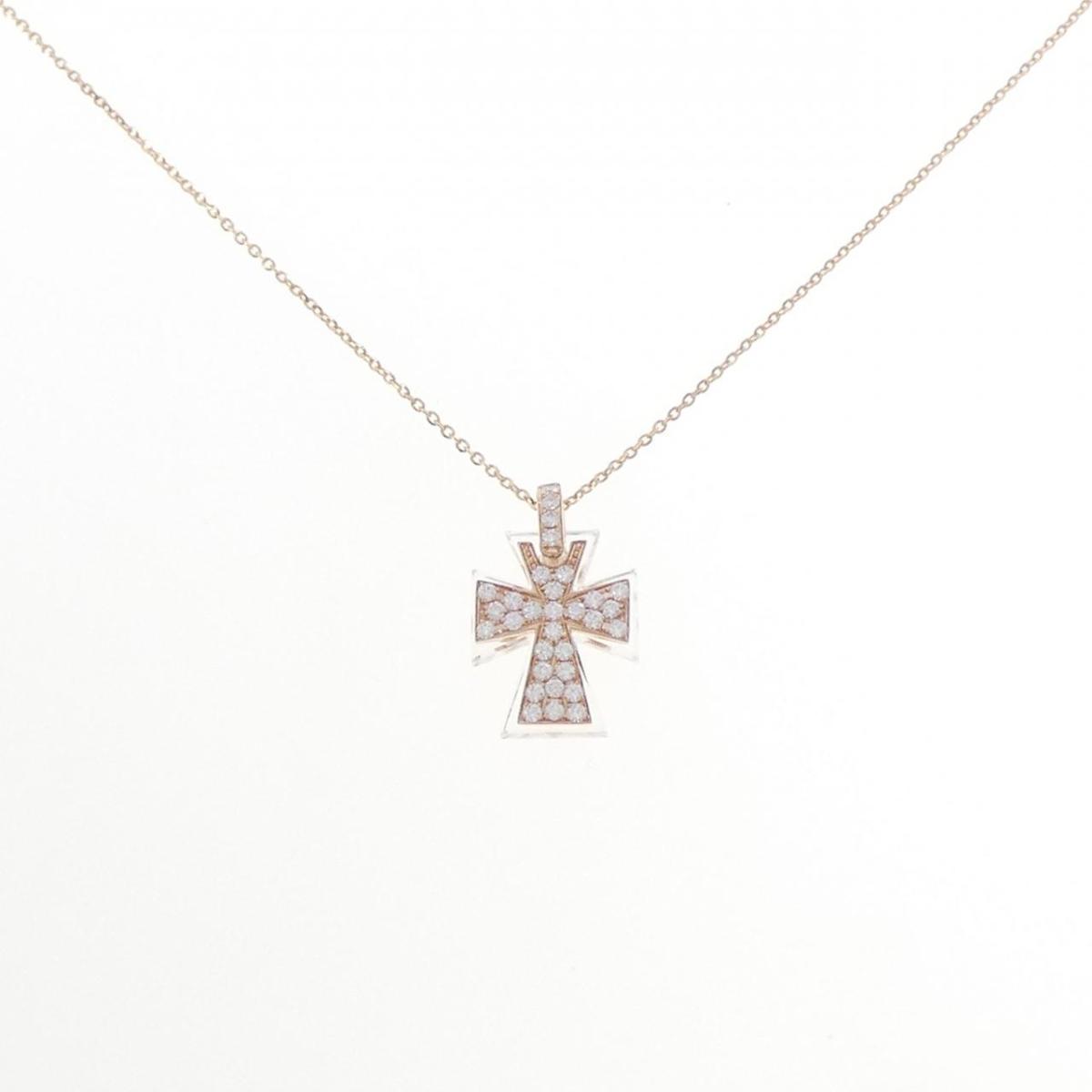 K18PG クロス クオーツ ネックレス【中古】｜KOMEHYO ONLINESTORE 店