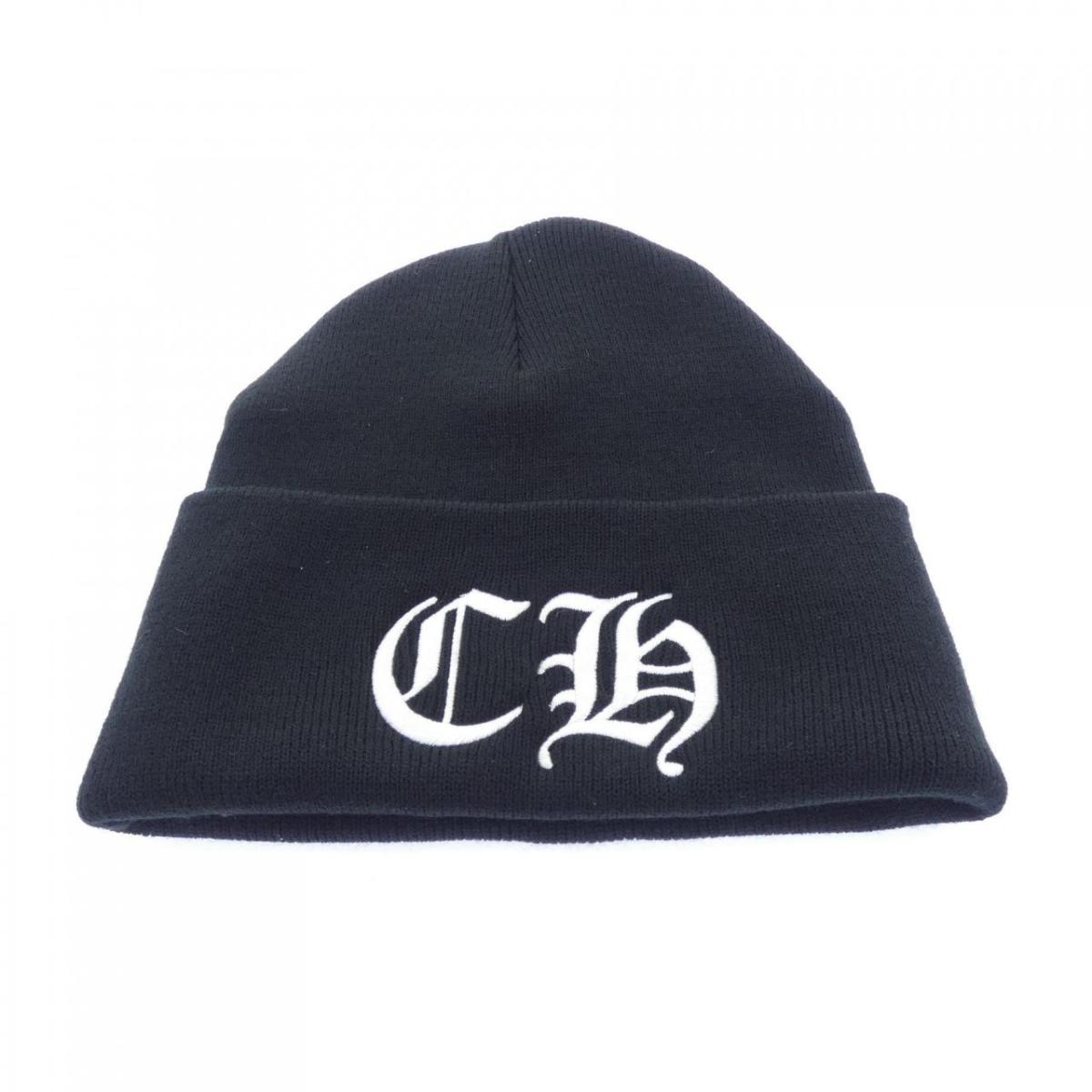 クロムハーツ CHROME HEARTS WATCH CAP CH刺しゅう 304053702******316 編み物旗がしら【中古】