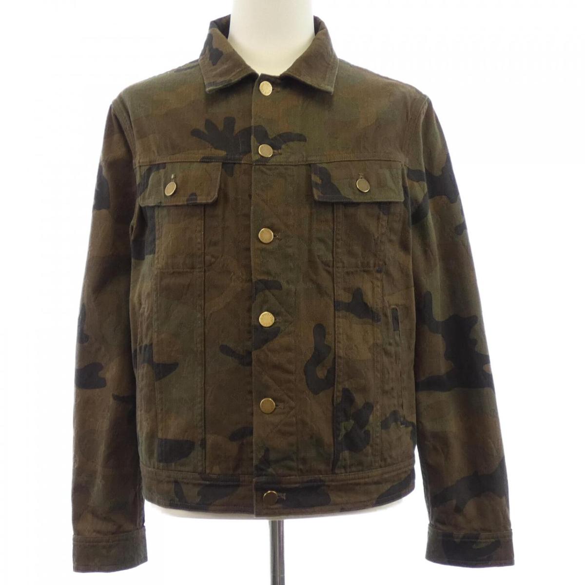ルイヴィトン LOUIS VUITTON JACQUARD DENIM TRUCKER JACKET HDA91WDSQ SUPREME ジーンズ上衣【中古】