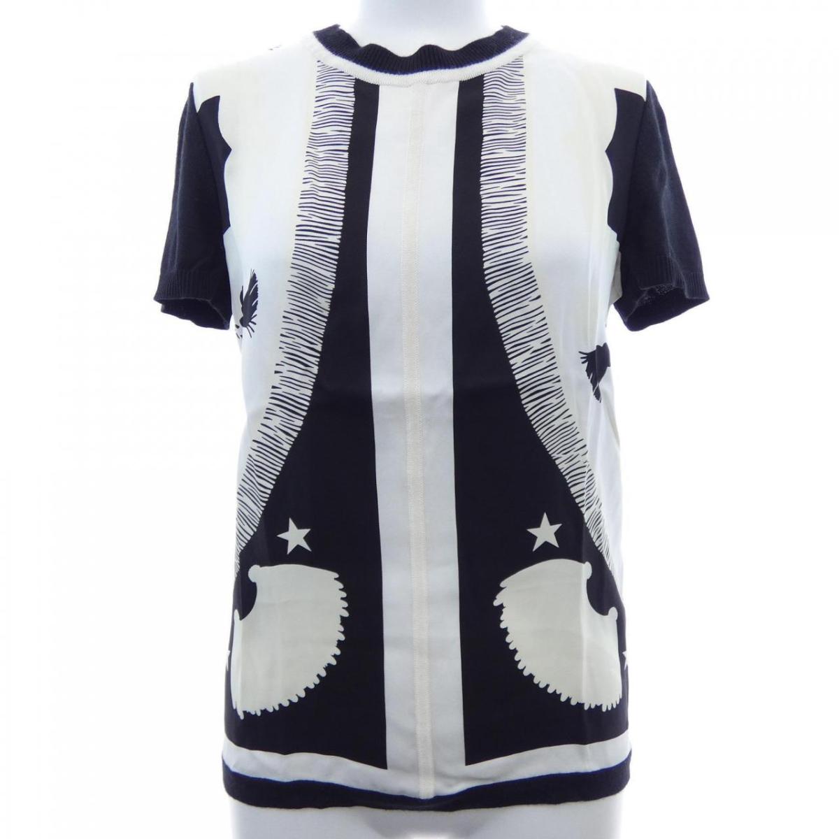 エルメス HERMES POSTE ET CAVALERIE *16-7752 ツイルレーヌ トップス【中古】