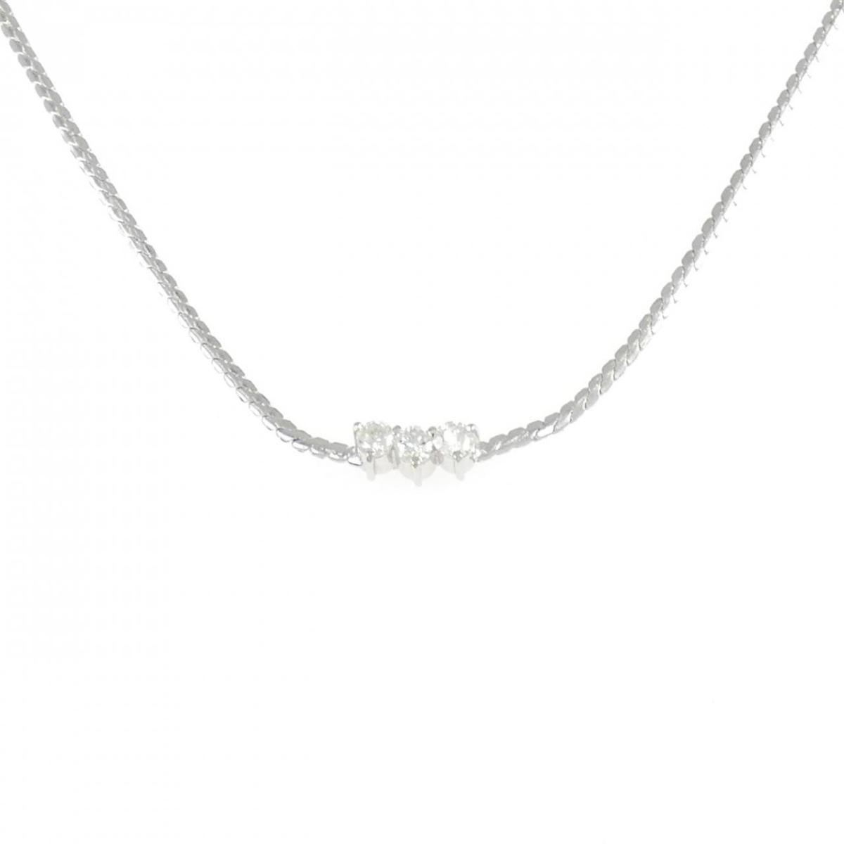 PT850 ダイヤモンド ネックレス 0.23CT【中古】｜KOMEHYO ONLINESTORE 店