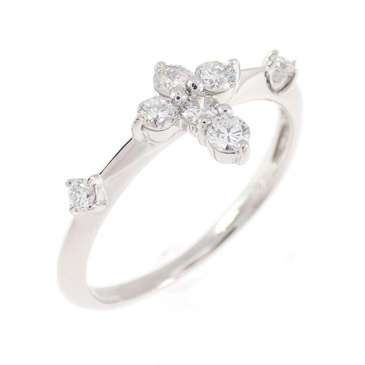 PT900 クロス ダイヤモンド リング 0.30CT【中古】｜KOMEHYO ONLINESTORE 店