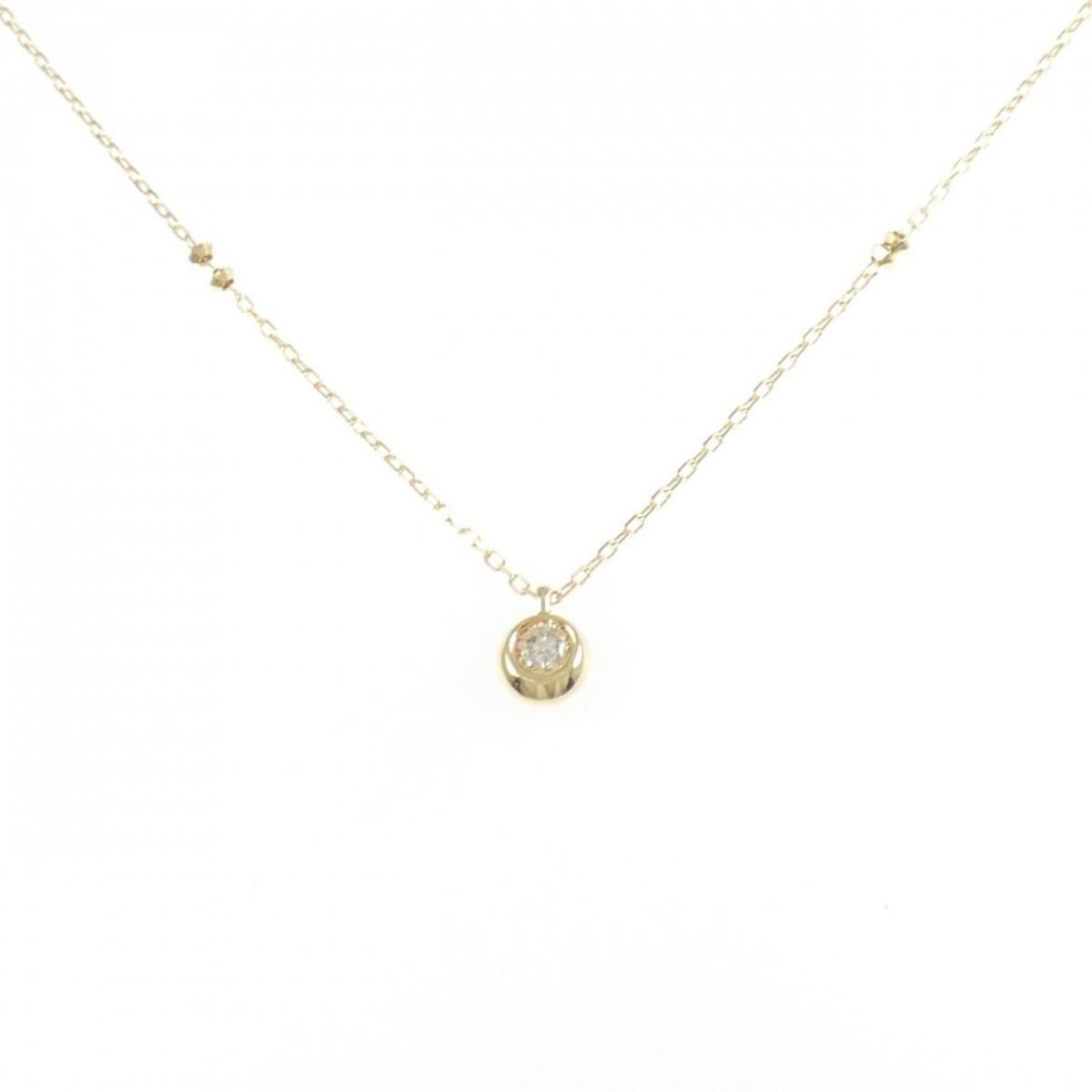 K18YG ダイヤモンド ネックレス 0.12CT【中古】｜KOMEHYO ONLINESTORE 店