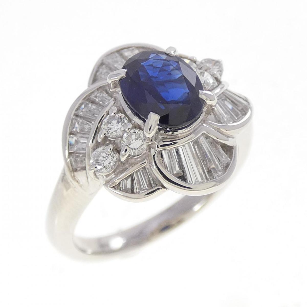 PT900 サファイヤ リング 1.25CT【中古】|KOMEHYO ONLINESTORE 店