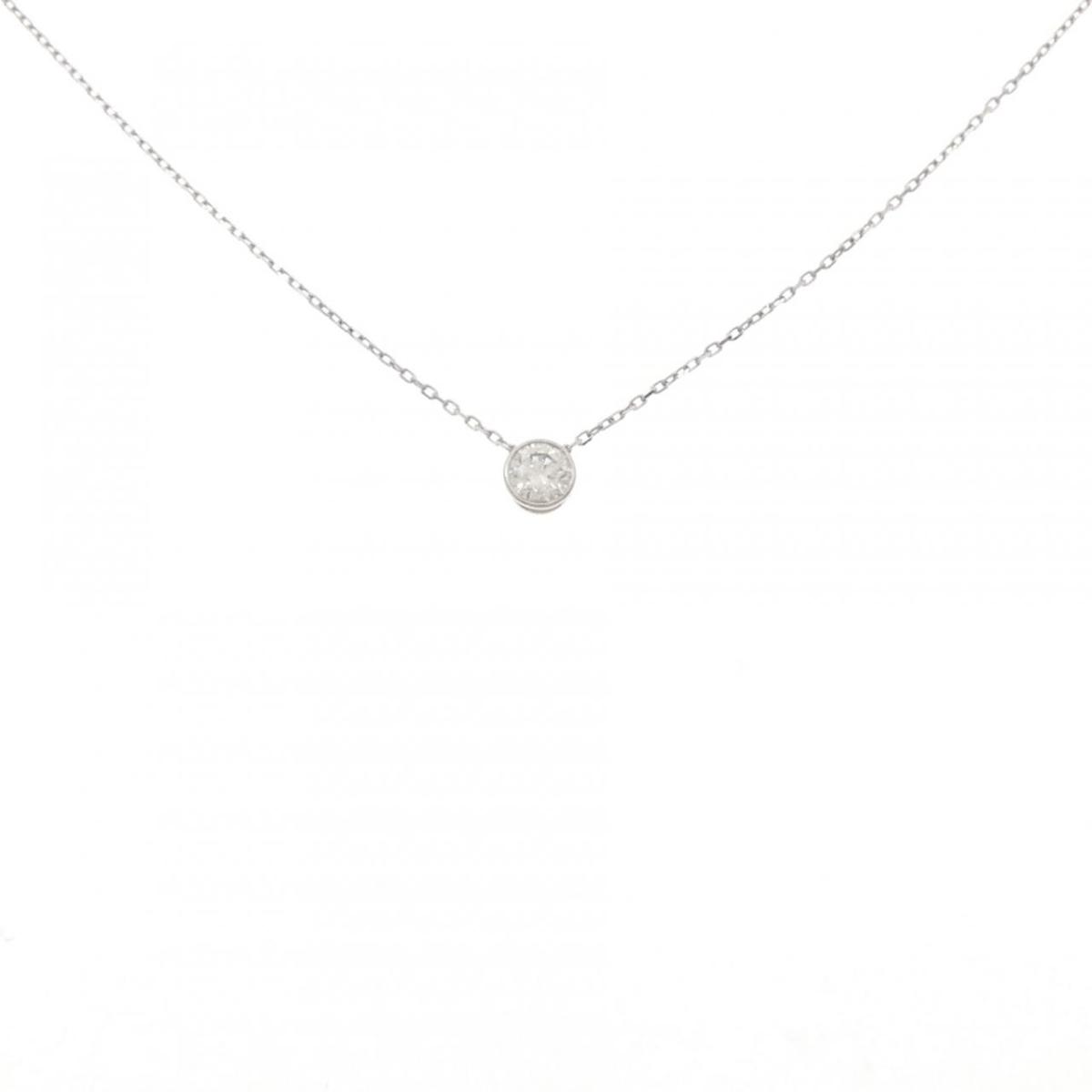 K18WG ソリティア ダイヤモンド ネックレス 0.205CT【中古】｜KOMEHYO ONLINESTORE 店