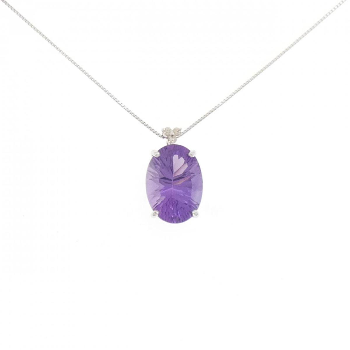 K18WG アメジスト ネックレス 5.28CT【中古】|KOMEHYO ONLINESTORE 店