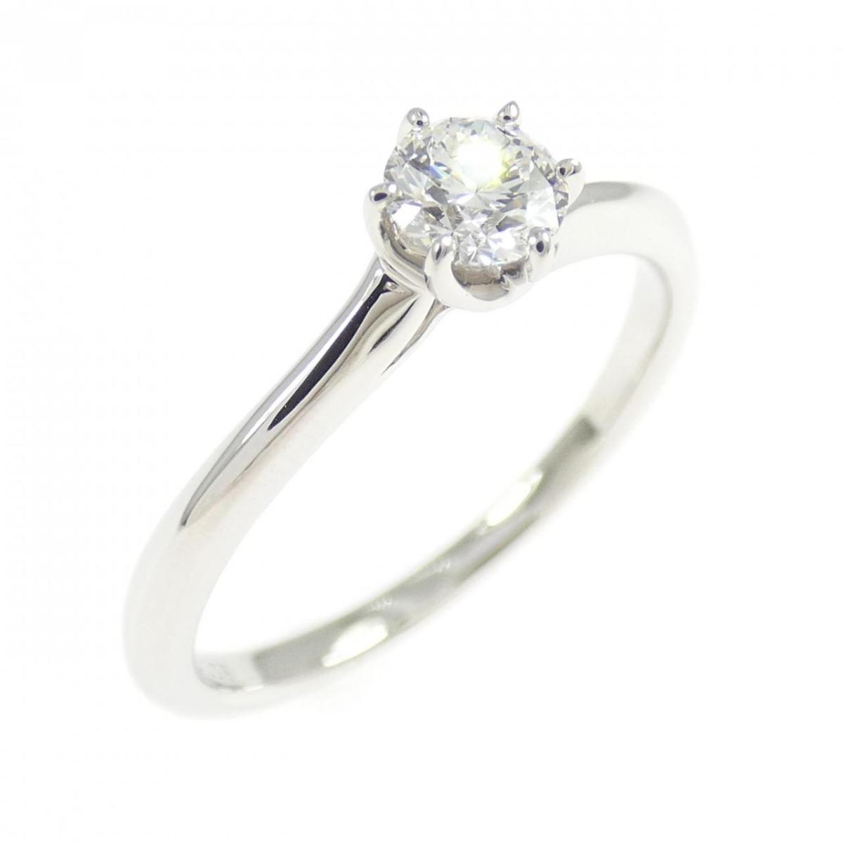PT950 ダイヤモンド リング 0.258CT F VS2 3EXT H&C【中古】｜KOMEHYO ONLINESTORE 店