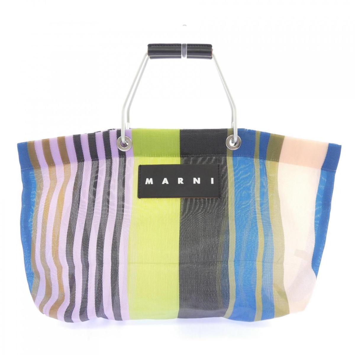 マルニ MARNI MARNI MARKET STRIPE MINI SHMH0012A0 BAG【中古】