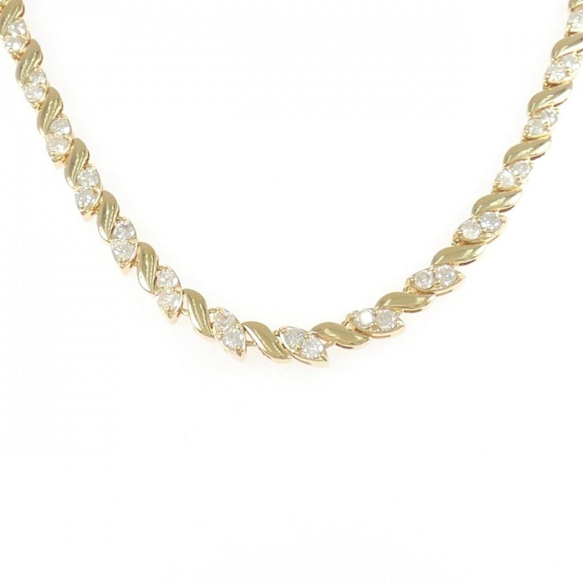 K18YG ダイヤモンド ネックレス 5.00CT【中古】｜KOMEHYO ONLINESTORE 店