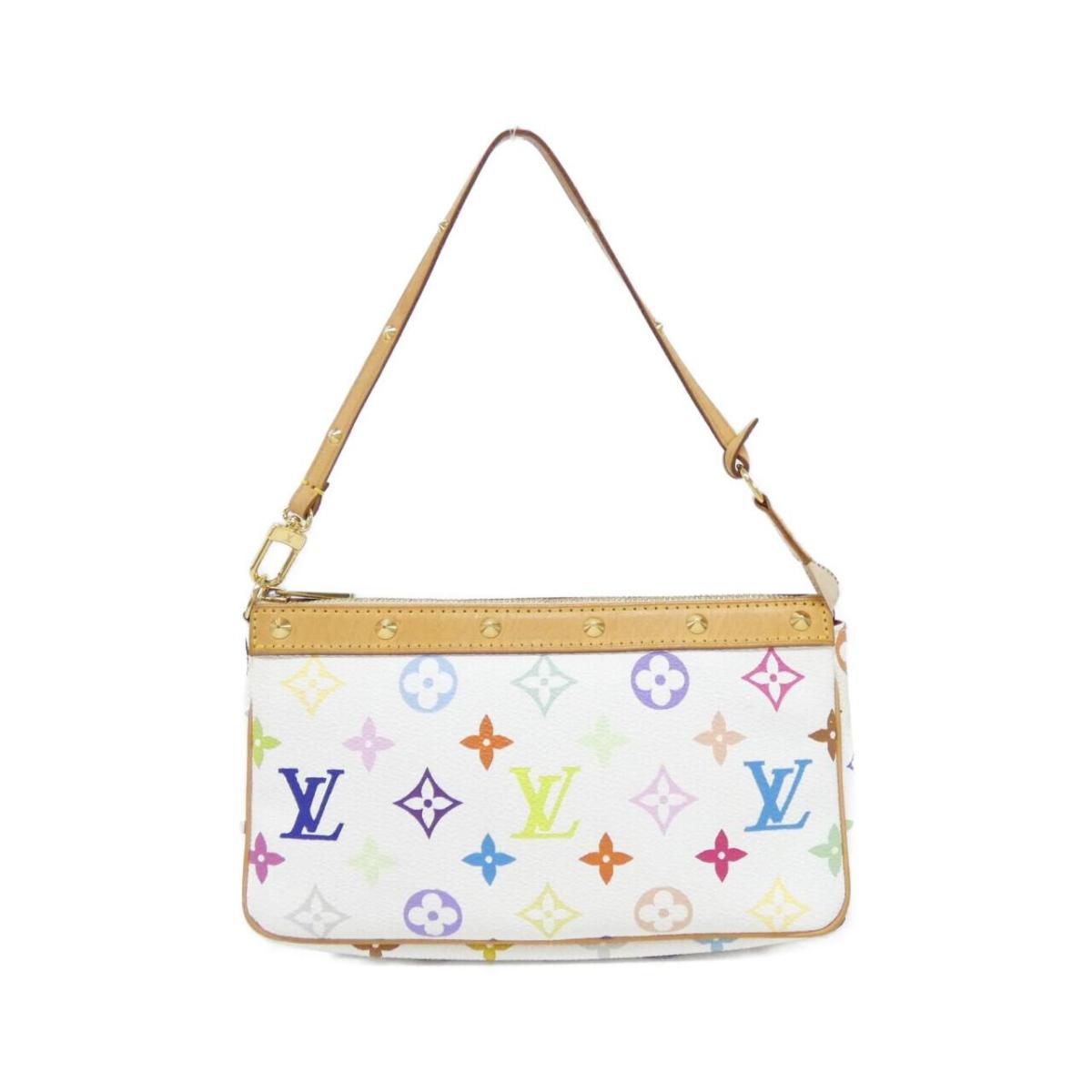 【ヴィンテージ】ルイヴィトン マルチ色合い ポシェット アクセソワール M92649 佩び物車寄せ【中古】