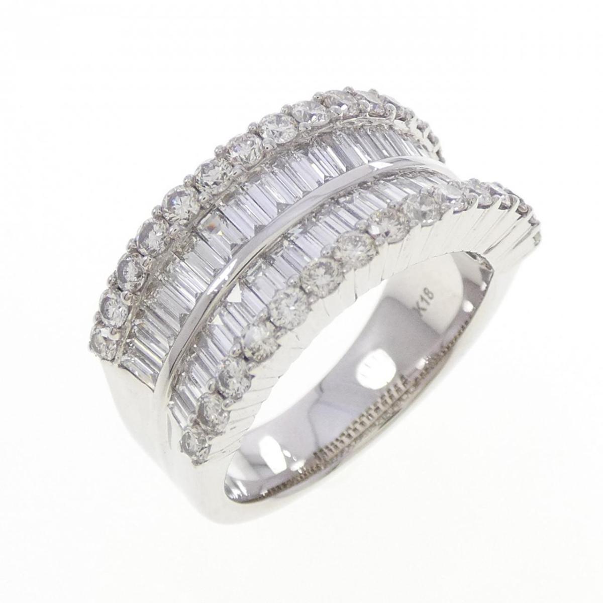 K18WG ダイヤモンド リング 1.63CT【中古】|KOMEHYO ONLINESTORE 店