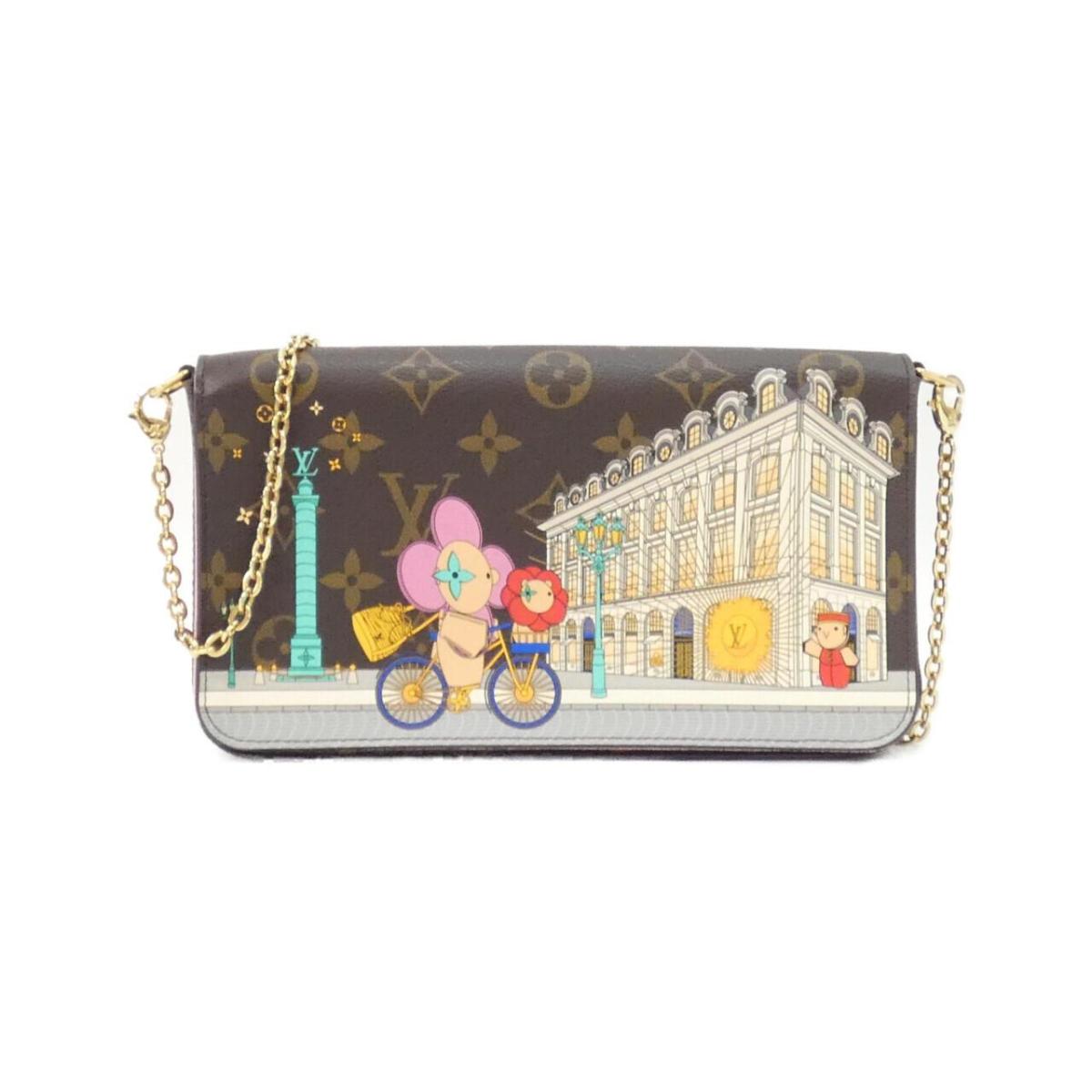 ルイヴィトン モノグラム(ヴィヴィエンヌ 祝い日) ポシェット フェリシー M81545 ショルダーバッグ【中古】