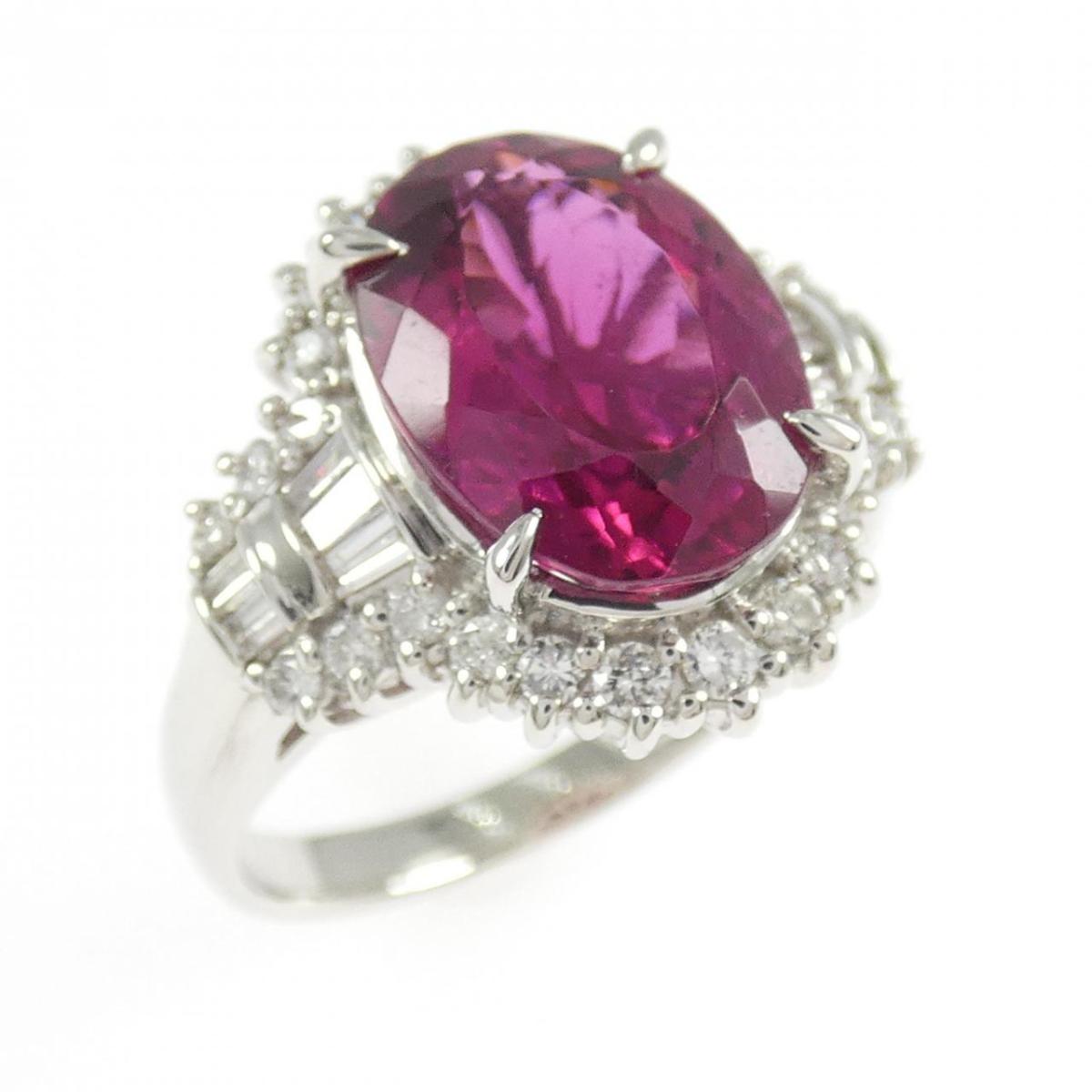 PT900 ルベライトトルマリン リング 3.45CT【中古】｜KOMEHYO ONLINESTORE 店
