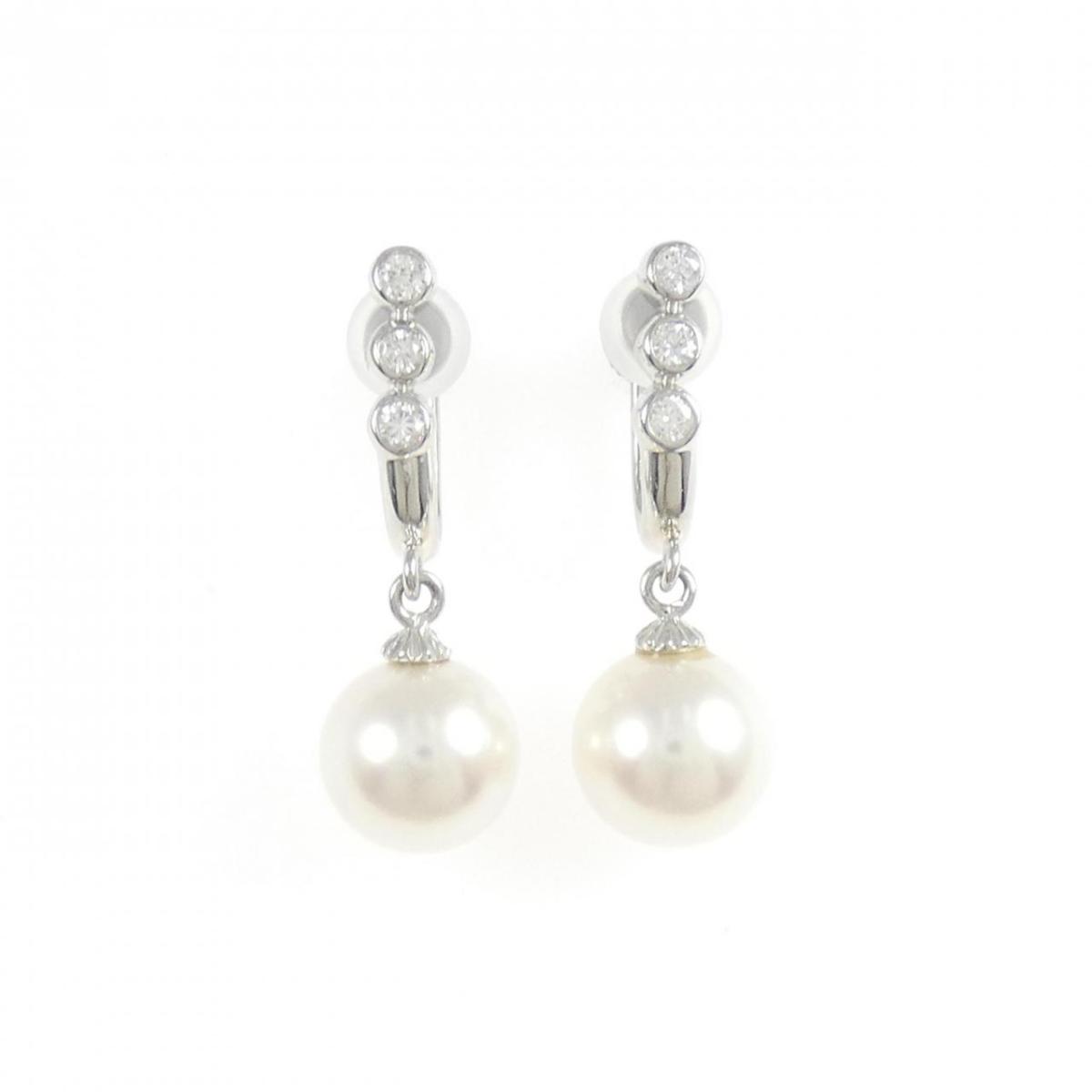 PT900 アコヤパール イヤリング 8.4mm【中古】|KOMEHYO ONLINESTORE 店