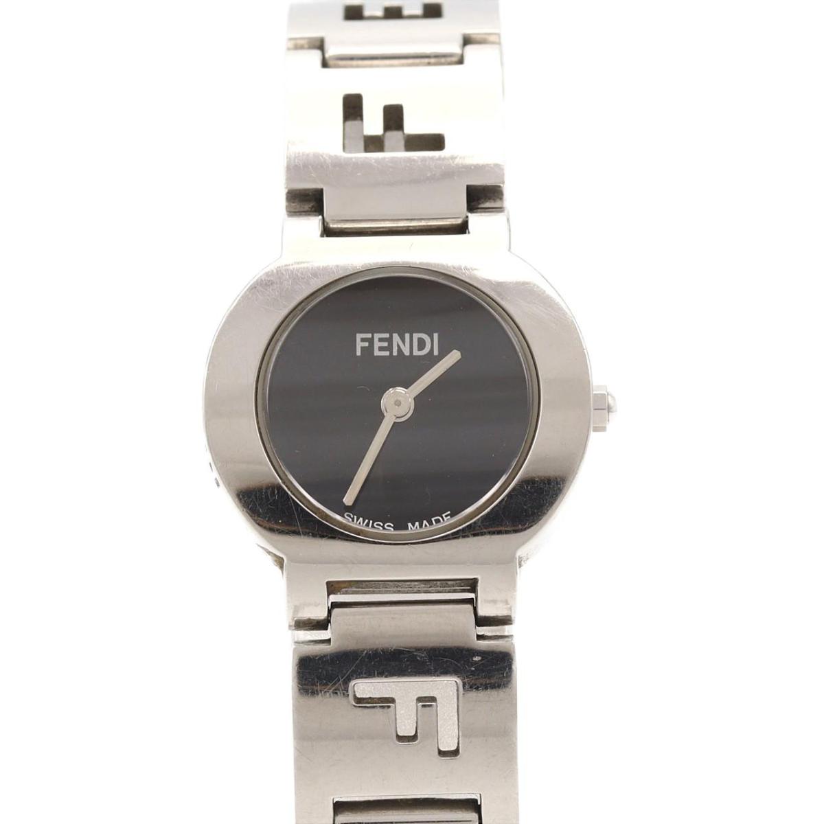 【否検査と修理引きもどす通貨価値】フェンディ オロロジ 3050L SS 石英【中古】