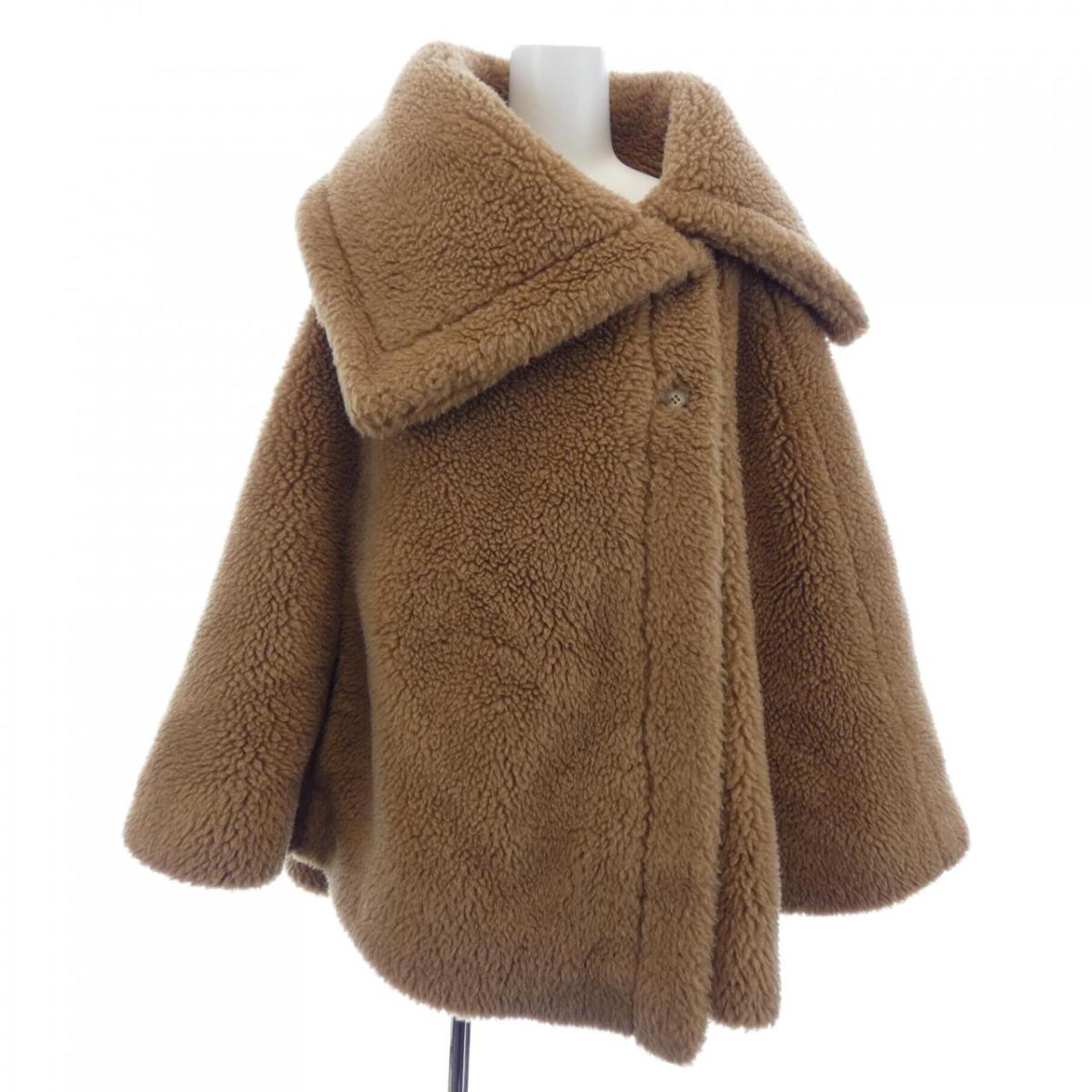マックスマーラ Max Mara 473601 テディベア ケープ【中古】
