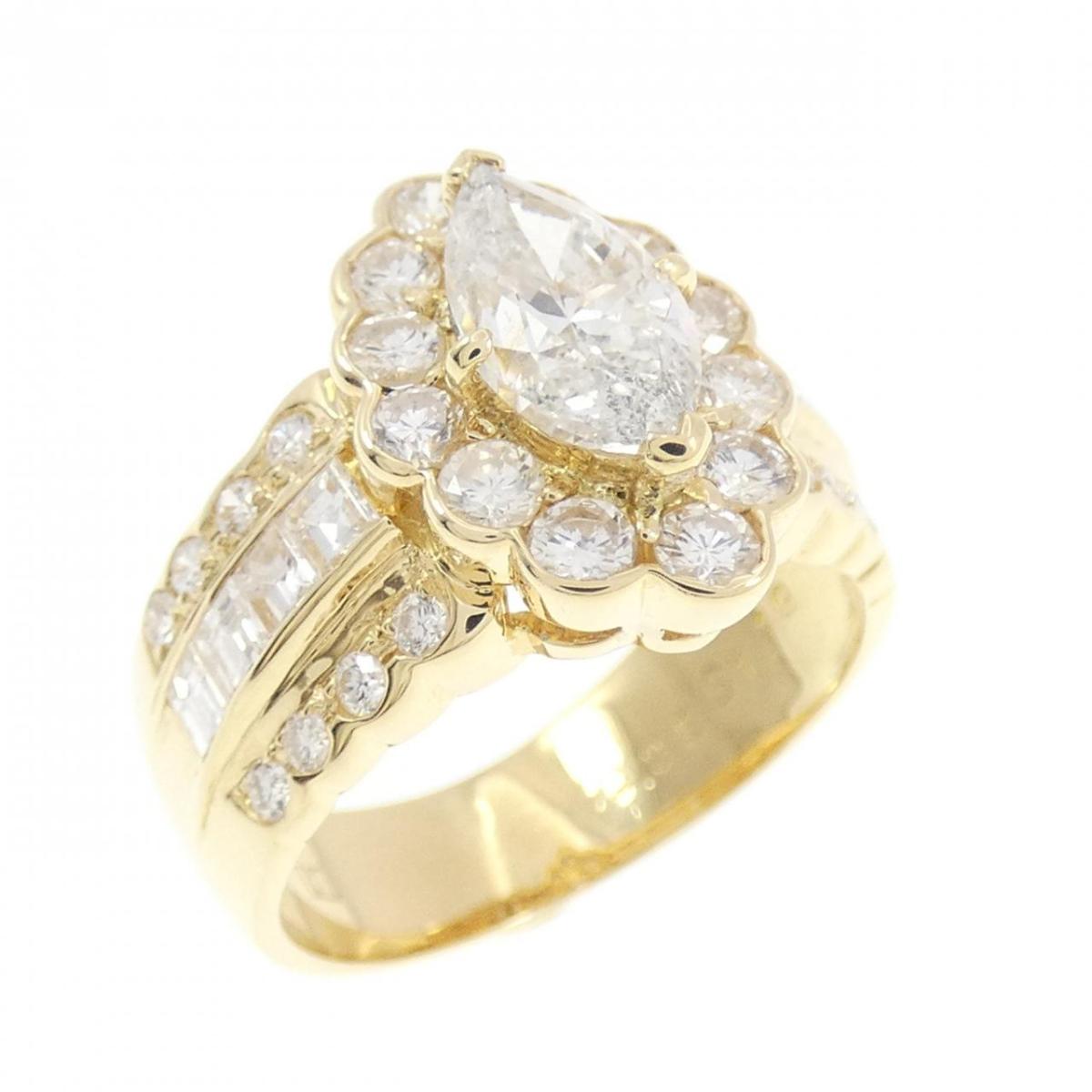 K18YG ダイヤモンド リング 0.95CT【中古】｜KOMEHYO ONLINESTORE 店